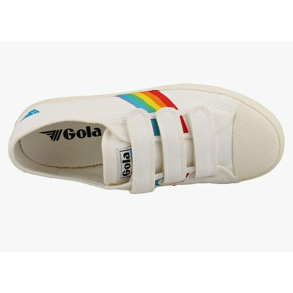 Vegan Gola Classics Womens Coaster Rainbow Strap Sneakers US SIZE 9 - Picture 8 of 9